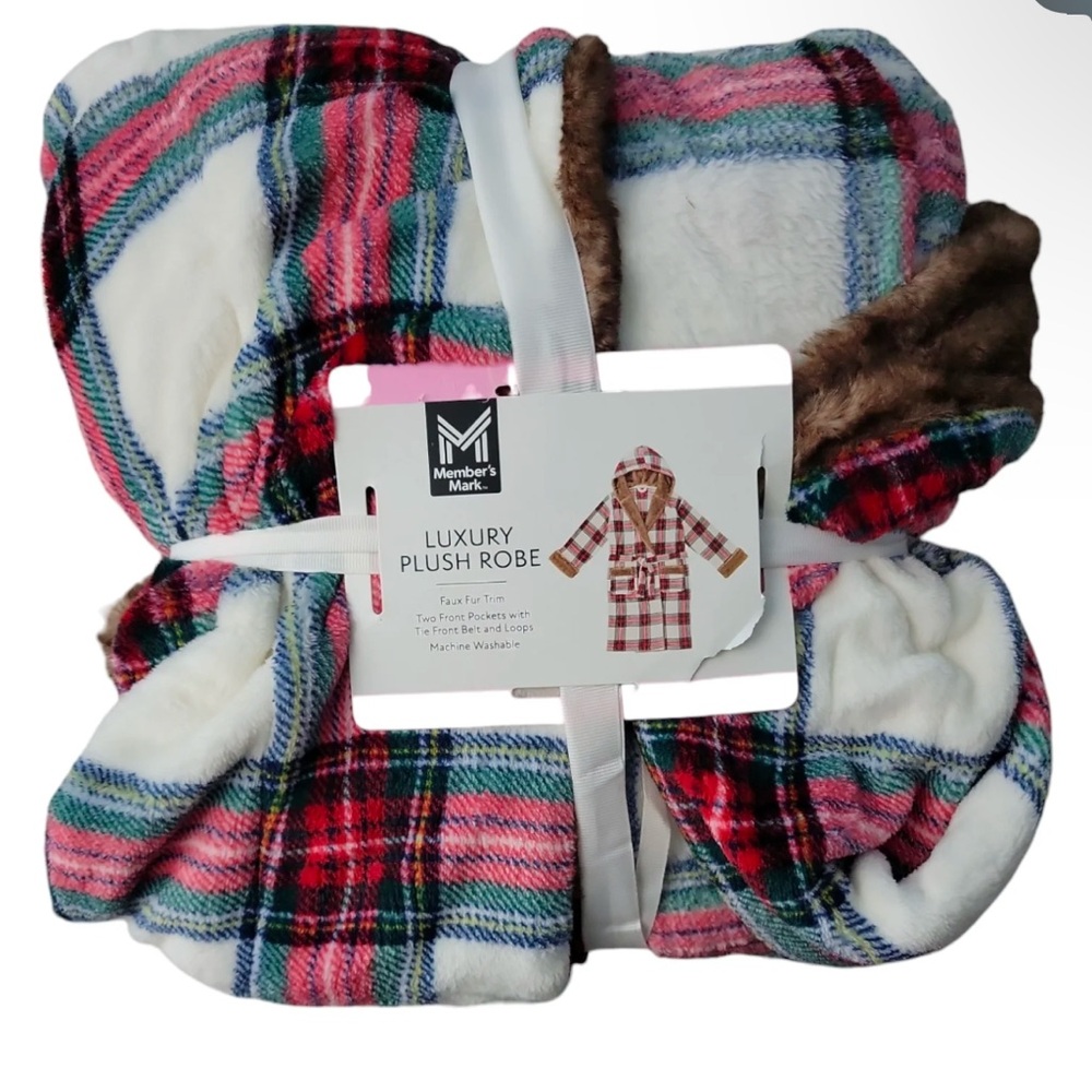 Luxury Plush Robe - Multicolor